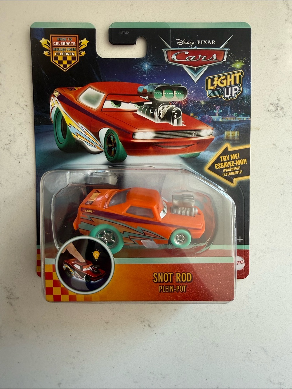 Disney Pixar Cars Light Up Snot Rod
